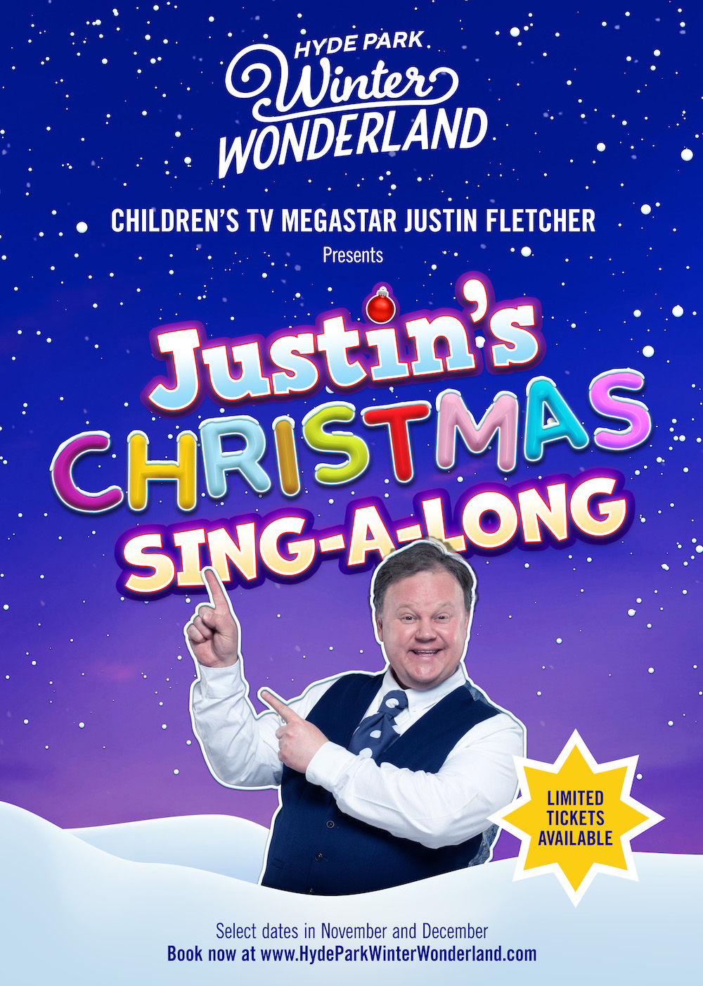 Hyde Park Winter Wonderland with Justin Fletcher